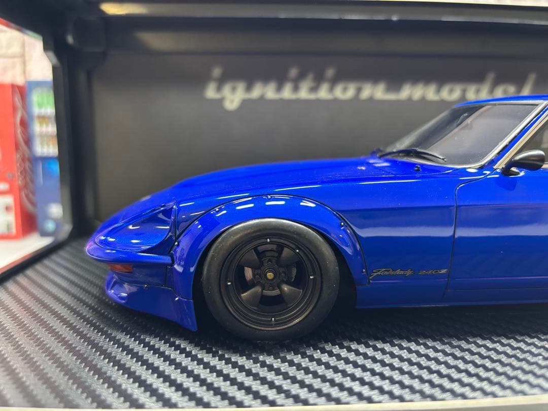 1/18ミニカー　イグニッションモデル　240Z フルワークス【新品】ブルー
