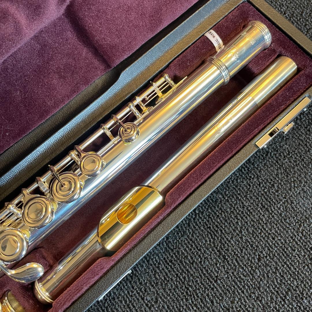 フルート　ヤマハ　YFL412LSE　頭：金銀　管：銀　FLUTE YAMAHA