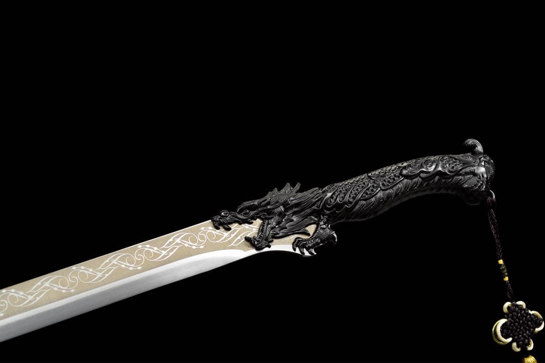『暗竜唐剣』 模造刀 居合刀 武士道 武具 漢剣 唐刀 龍泉剣 手鍛造打
