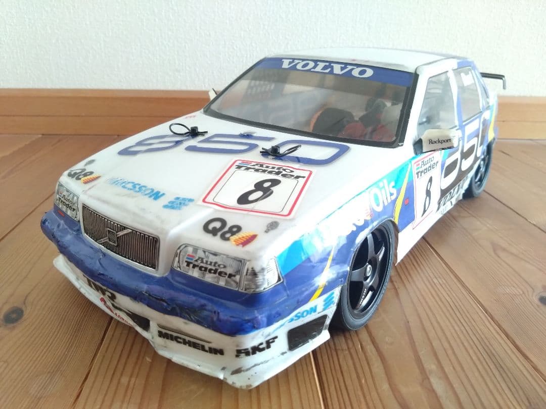 555 　ボディ　VOLVO　ボルボ　850　TA02 シャーシ セット