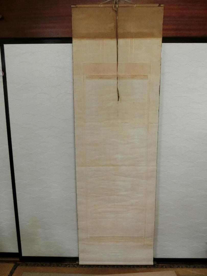 処分価30（金）22時まで【掛軸　仏画　観音様　色彩画・74・軸　骨董古美術】◆