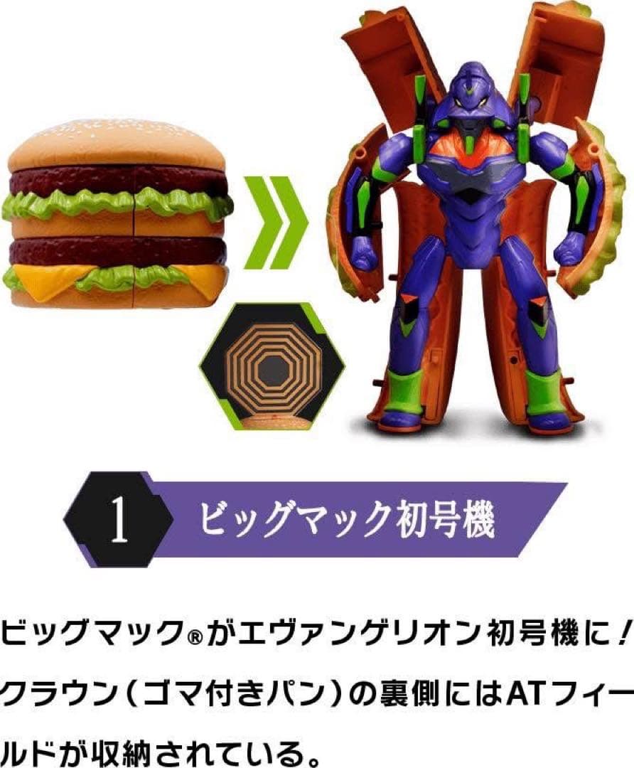 新品 エヴァンゲリオン マクドナルド フィギュア EVA 日本限定 1Box