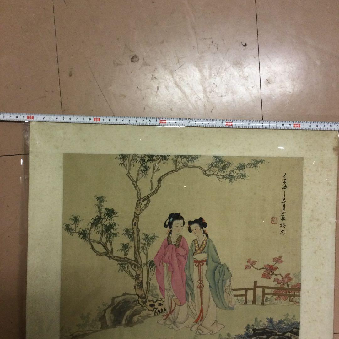 中国の美人画，肉筆