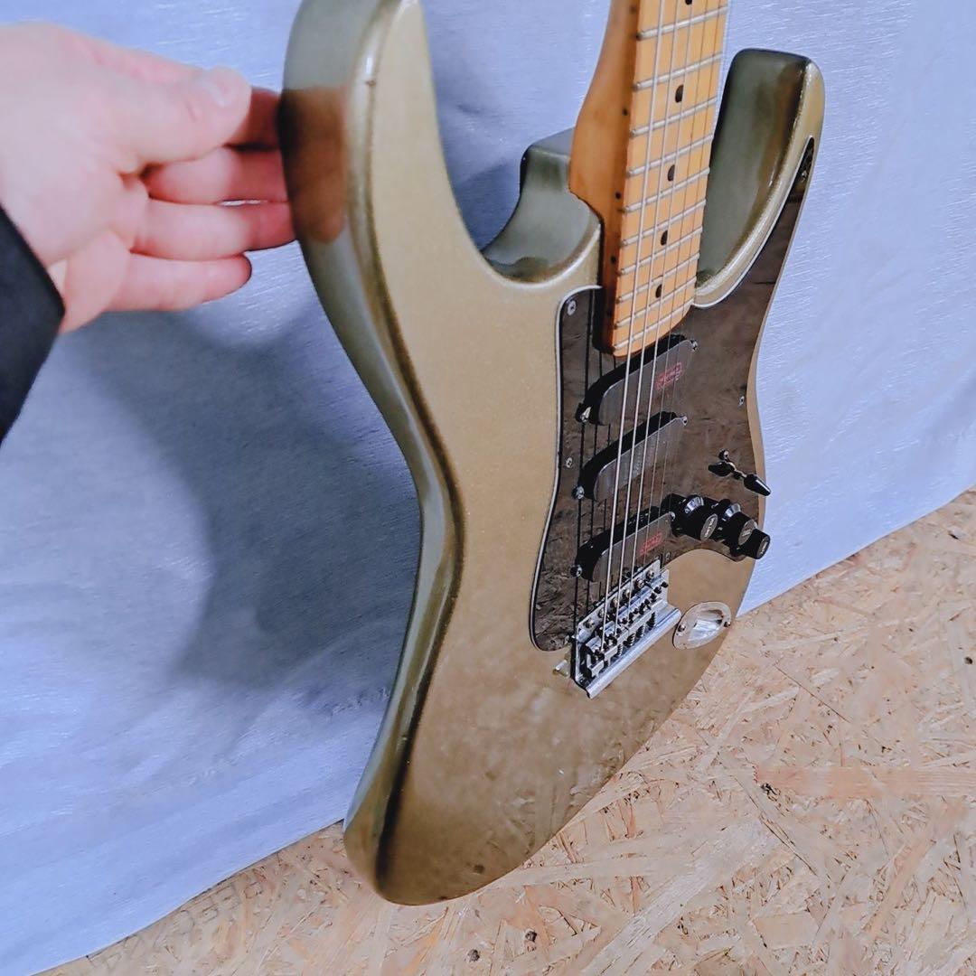 フェルナンデス THE FUNCTION エレキギター ゴールドパーツ 動作OK