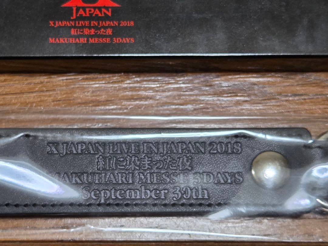 X JAPAN 2018 紅に染まった夜 無観客ライブ記念グッズ YOSHIKI