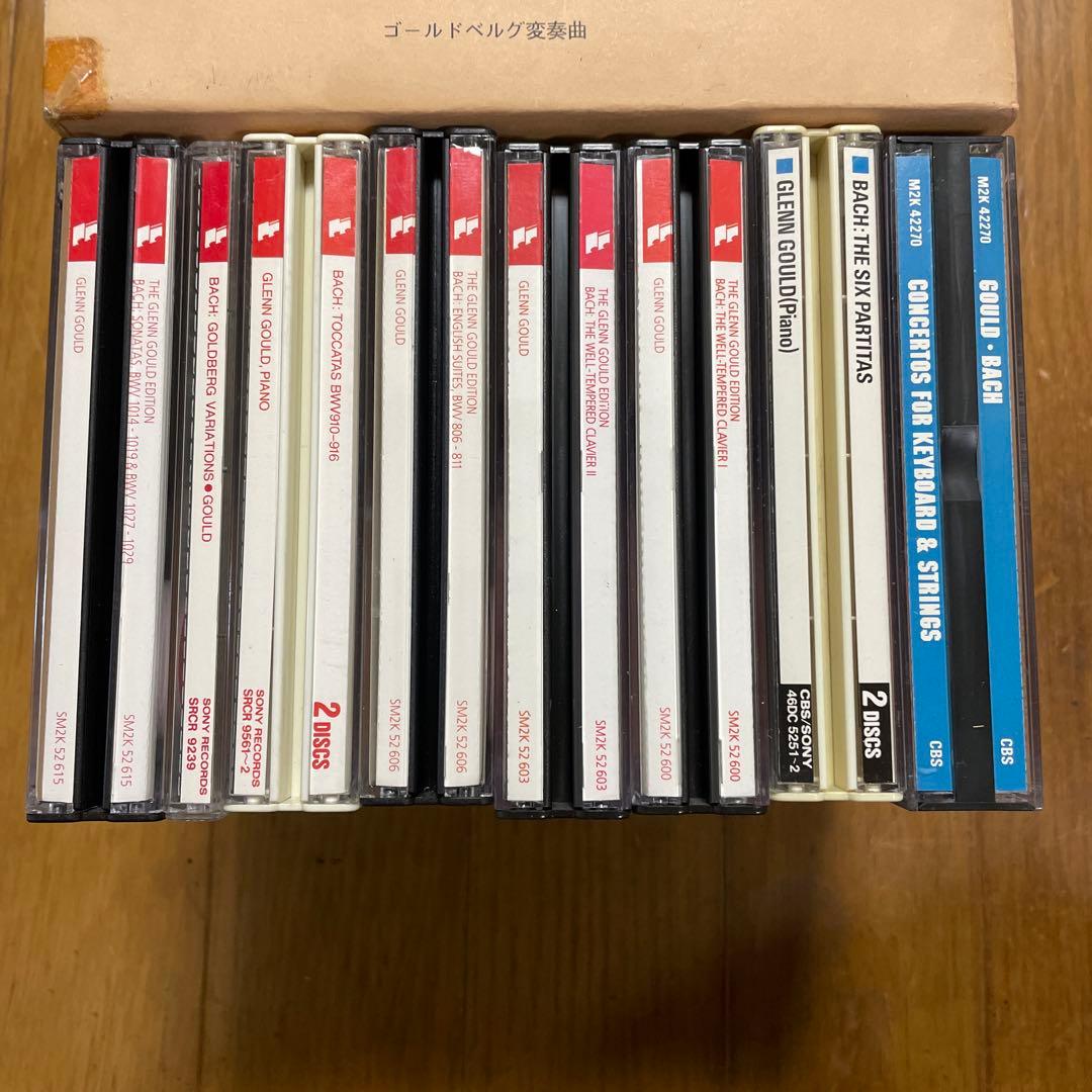 CD バッハ　ピアノ作品集　Pf:グレン・グールド　15枚セット