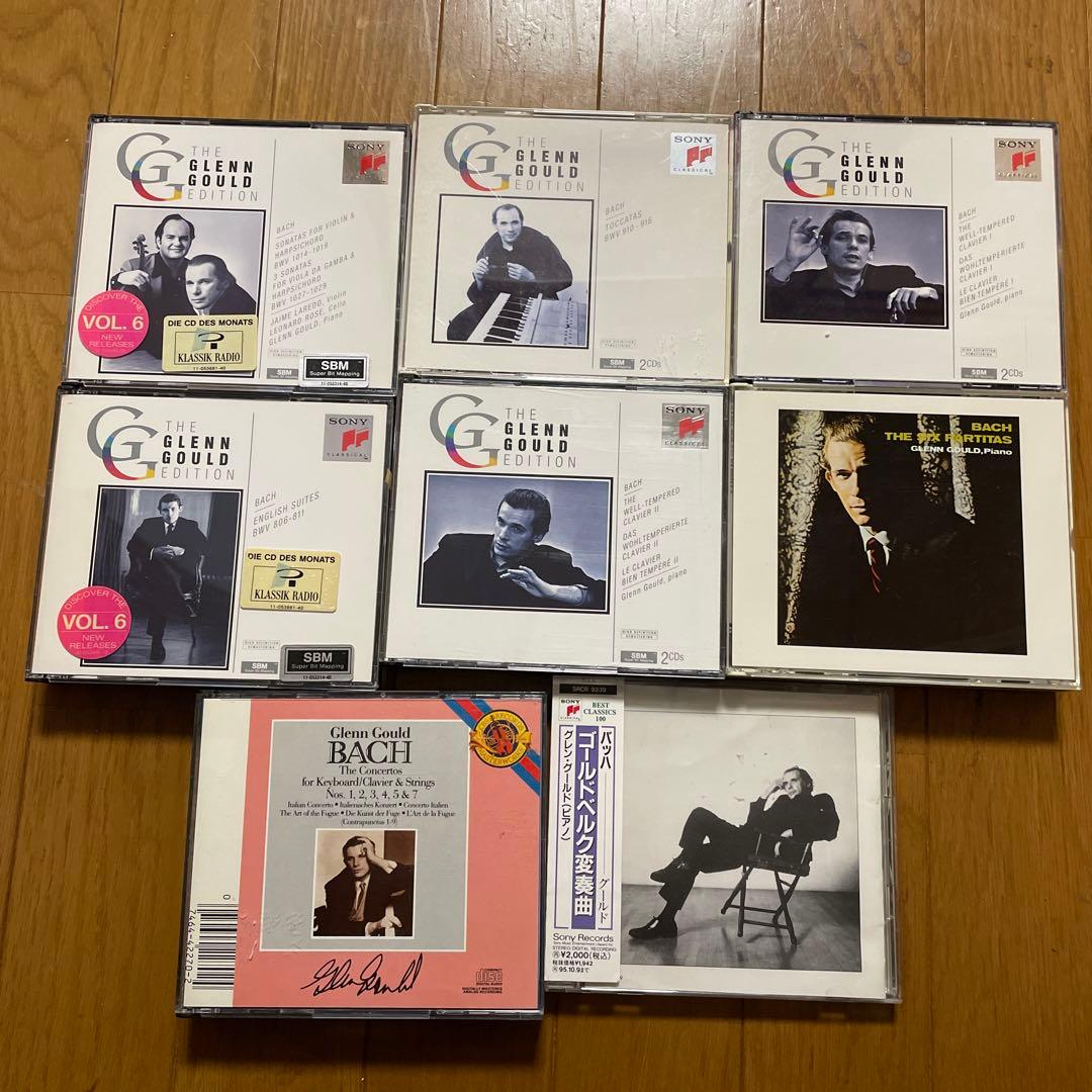 CD バッハ　ピアノ作品集　Pf:グレン・グールド　15枚セット