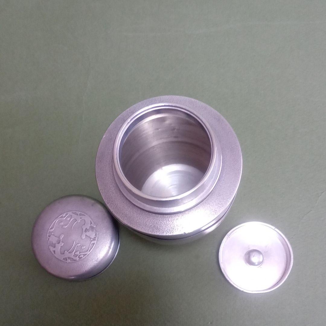 煎茶道具　錫　茶壺　茶入　林亭瑞製