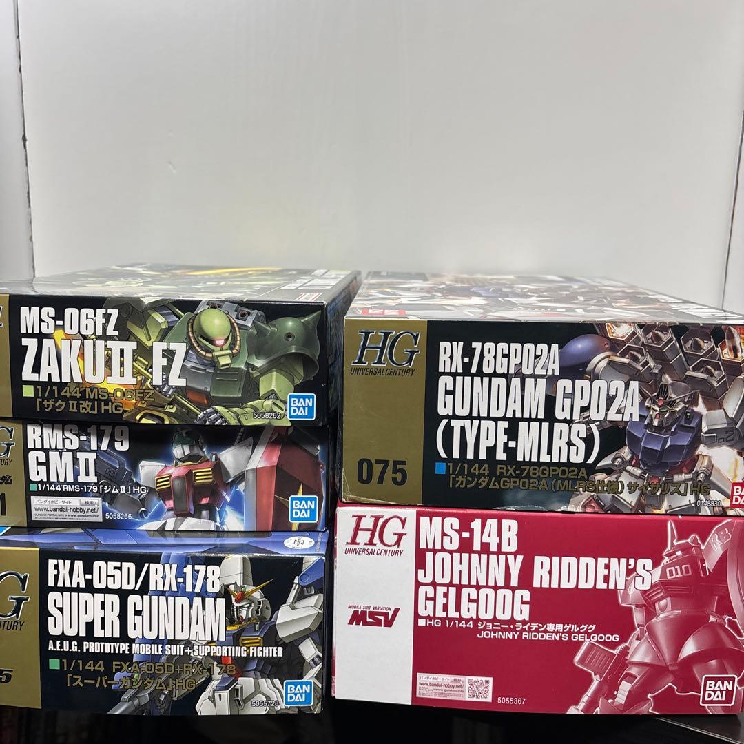 【未組立】HGUC 5点セット