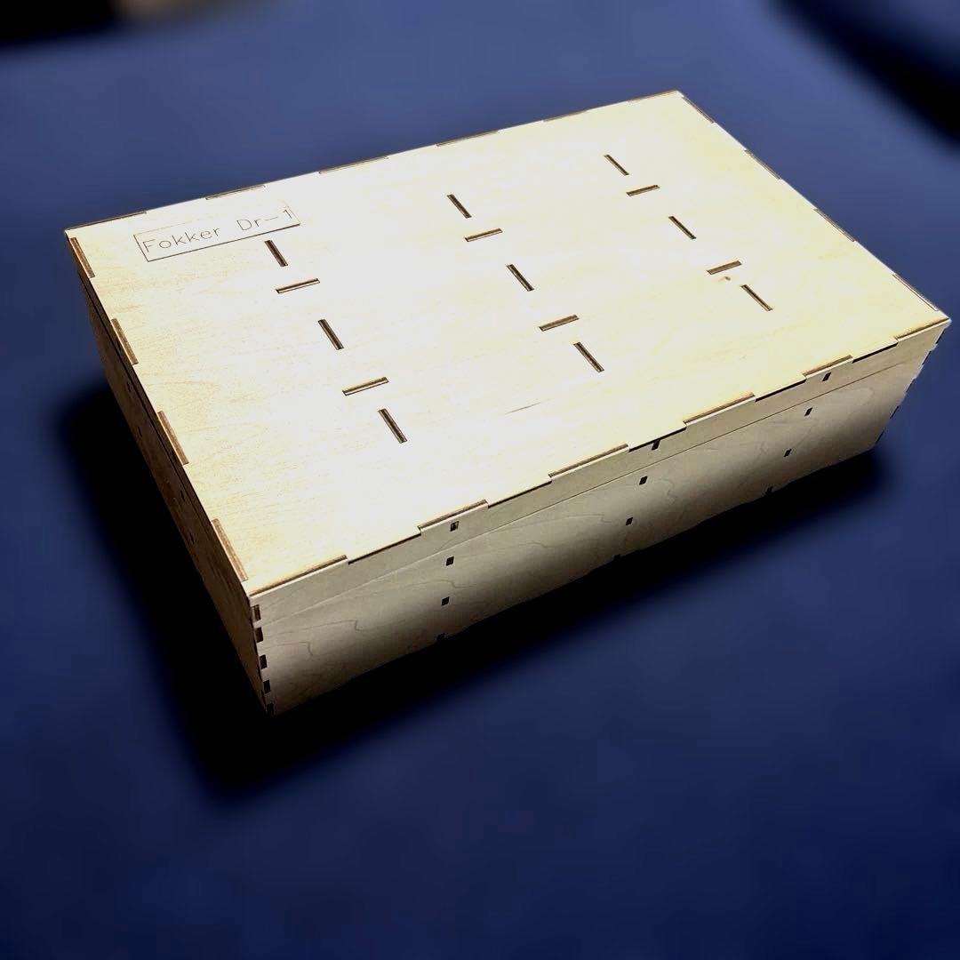 レア【木箱入り】 京商　Fokker Dr-1 RC組み立てキット