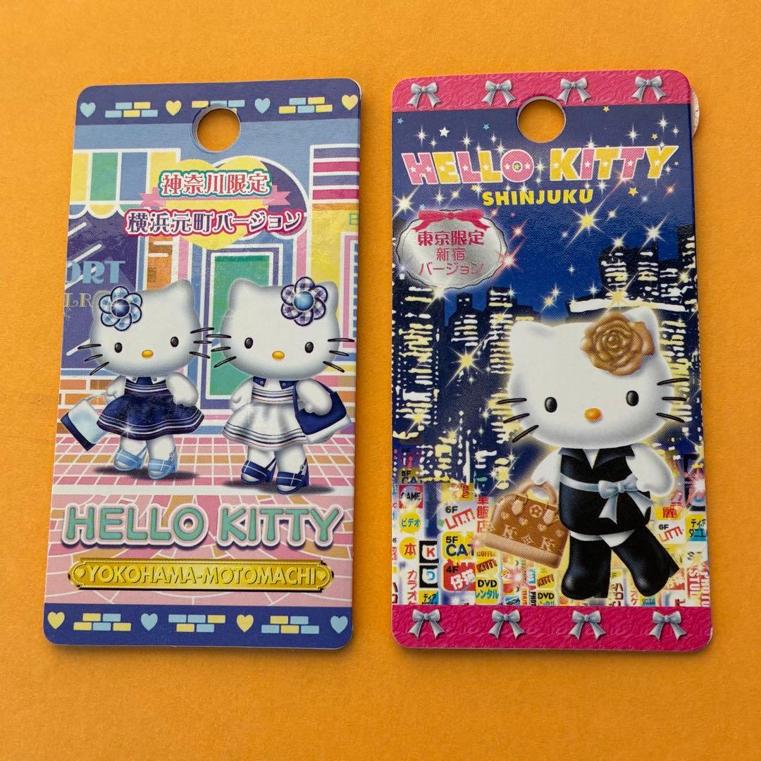 ★激レア★横浜元町・新宿バージョン ストラップ 根付★ご当地キティ★サンリオ