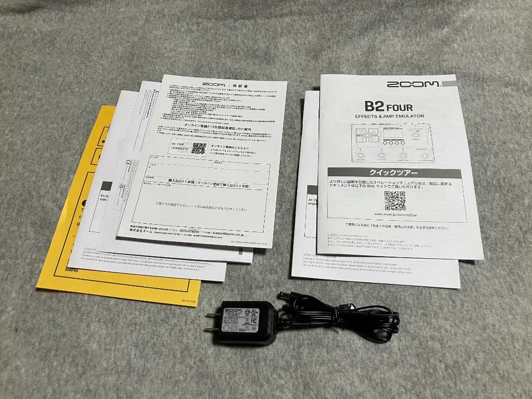 ZOOM B2 Four ベース用マルチエフェクター　価格交渉大歓迎