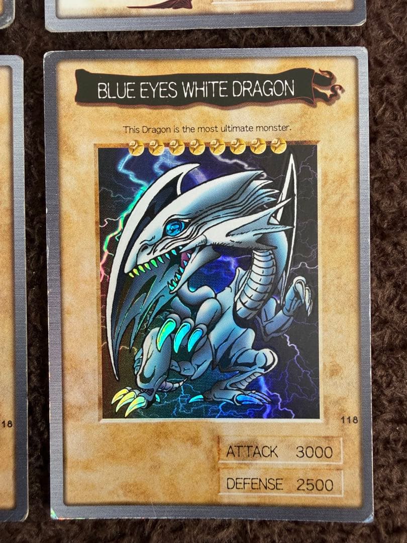 遊戯王　バンダイ版　青眼の白龍　ブルーアイズホワイトドラゴン　4枚まとめ売り