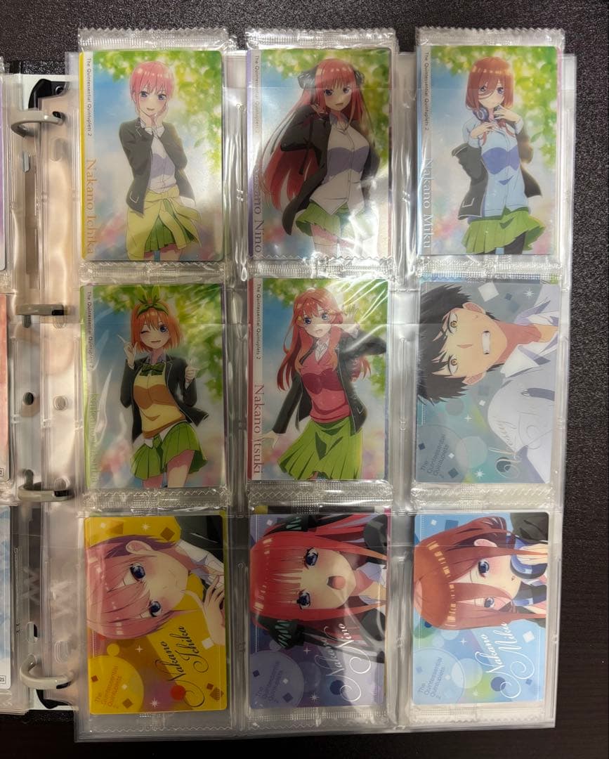 五等分の花嫁ウエハース　過去弾全てフルコンプリート品　未開封品