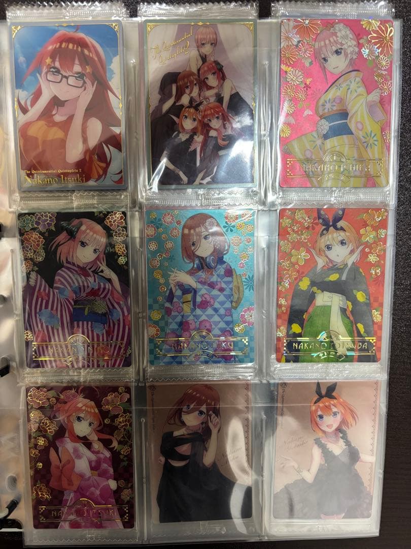 五等分の花嫁ウエハース　過去弾全てフルコンプリート品　未開封品