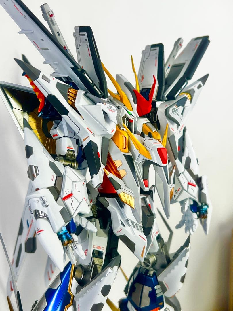 ガンプラ HGクスィーガンダム 全塗装完成品　徹底改修　ミキシング