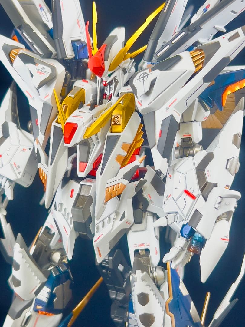 ガンプラ HGクスィーガンダム 全塗装完成品　徹底改修　ミキシング