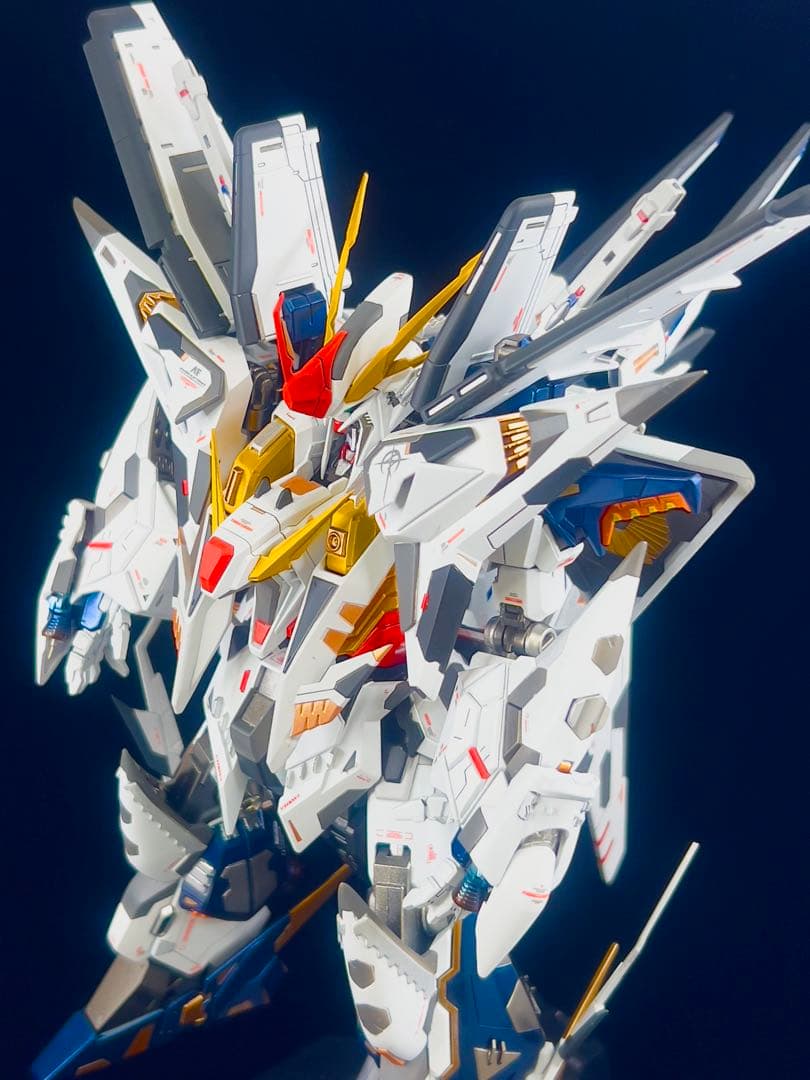 ガンプラ HGクスィーガンダム 全塗装完成品　徹底改修　ミキシング