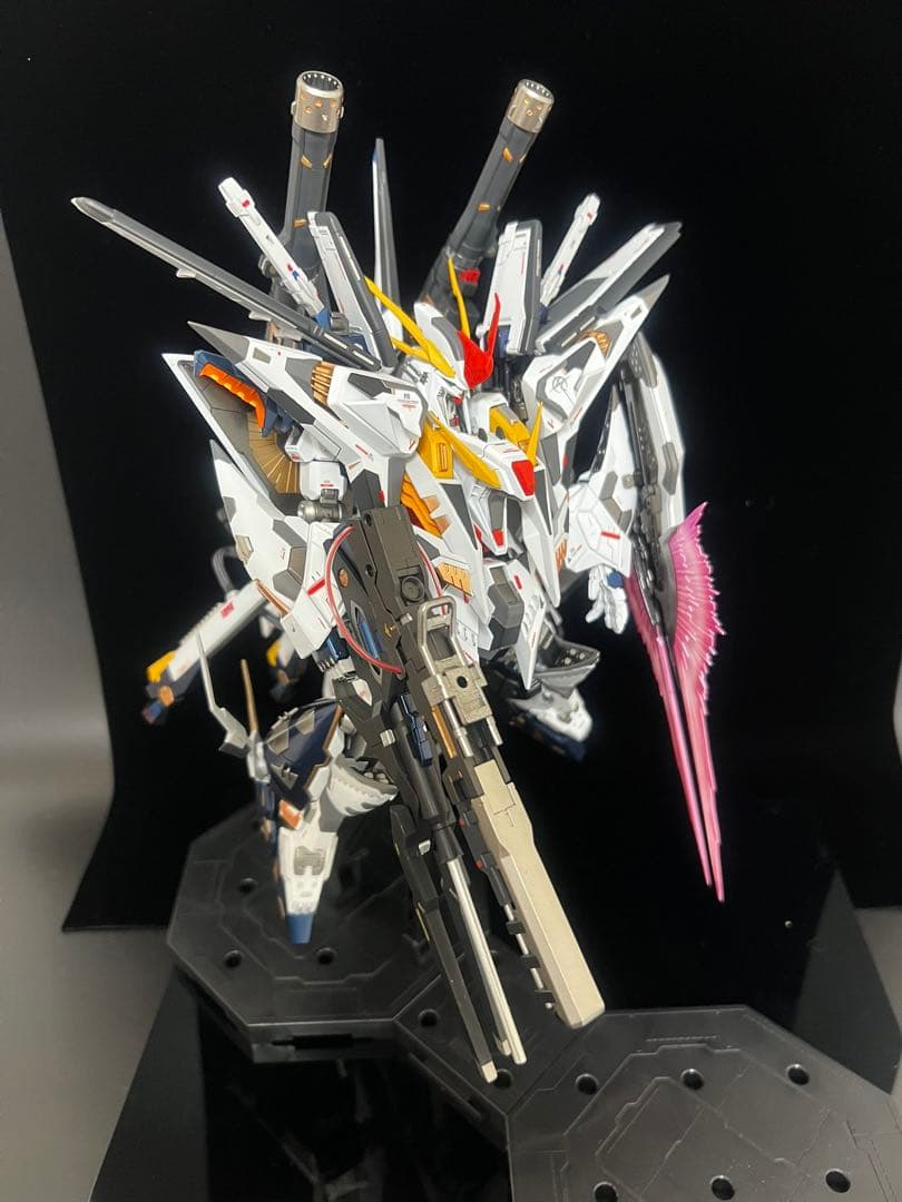 ガンプラ HGクスィーガンダム 全塗装完成品　徹底改修　ミキシング