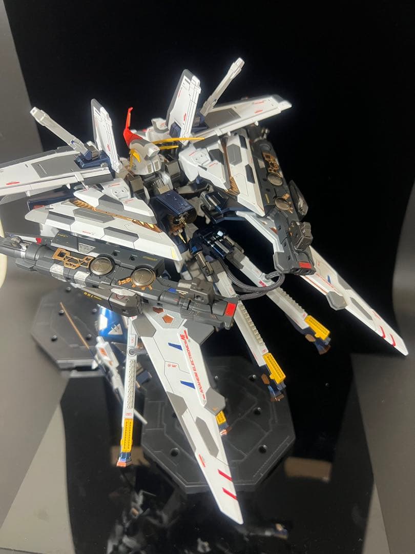 ガンプラ HGクスィーガンダム 全塗装完成品　徹底改修　ミキシング