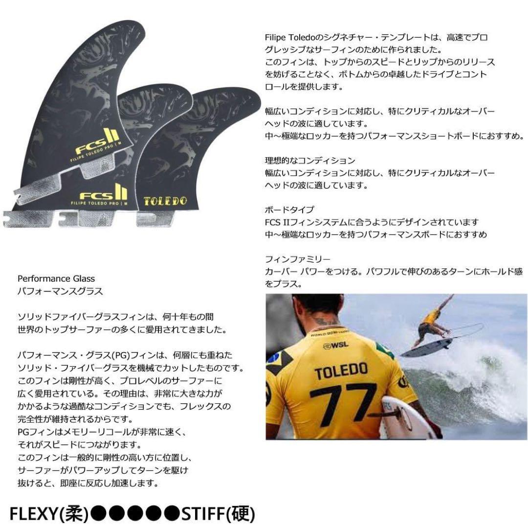 FCS2 FCS 2 フィリペ トレド パフォーマンスグラス 3フィン M