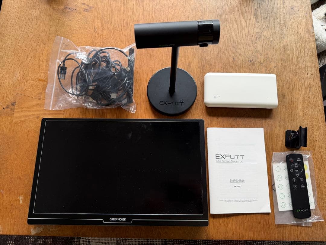 EXPUTT EX300D 中古　液晶ディスプレイ　バッテリー付