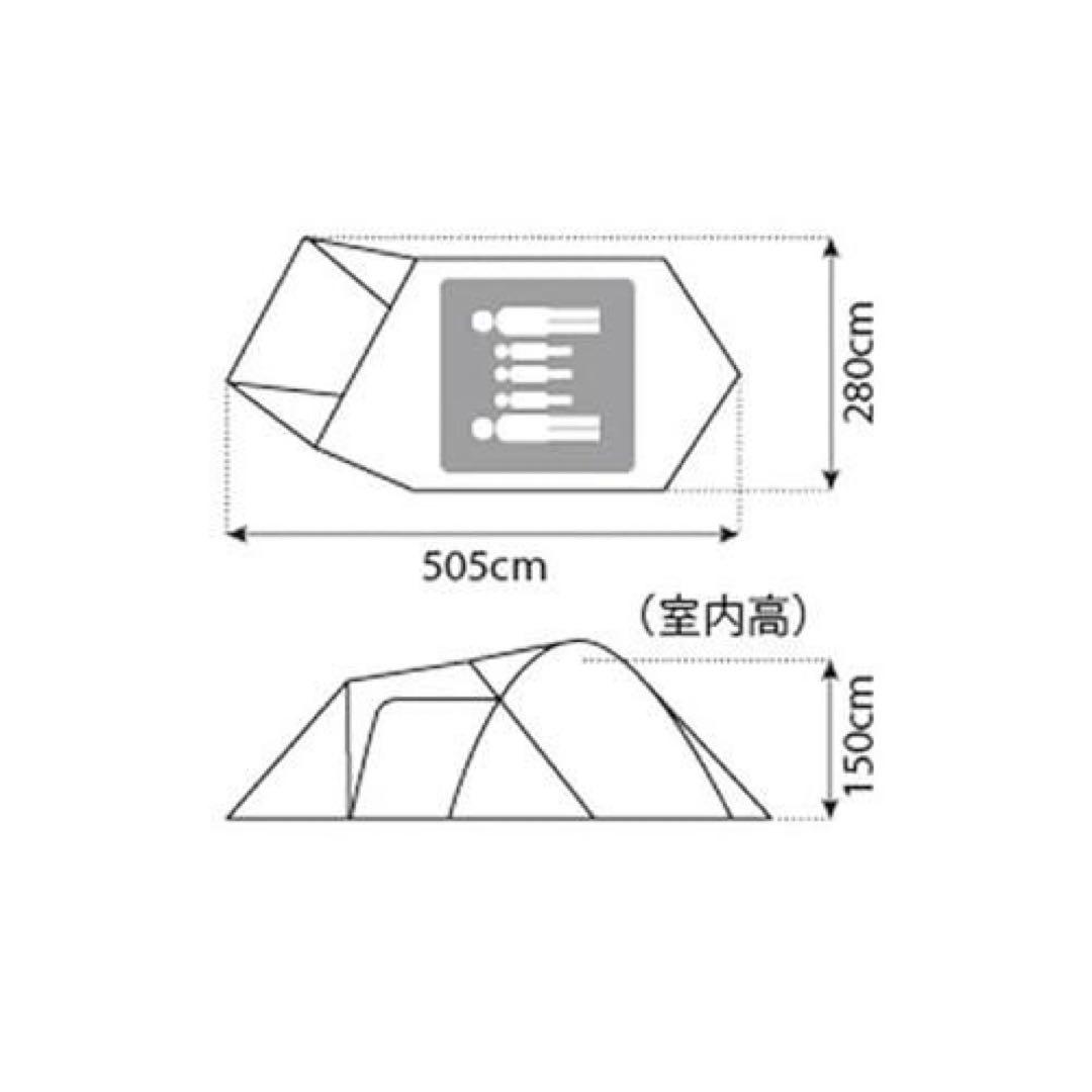 【新品未使用】　スノーピーク　アメニティドームM （SDE-001RH）　テント