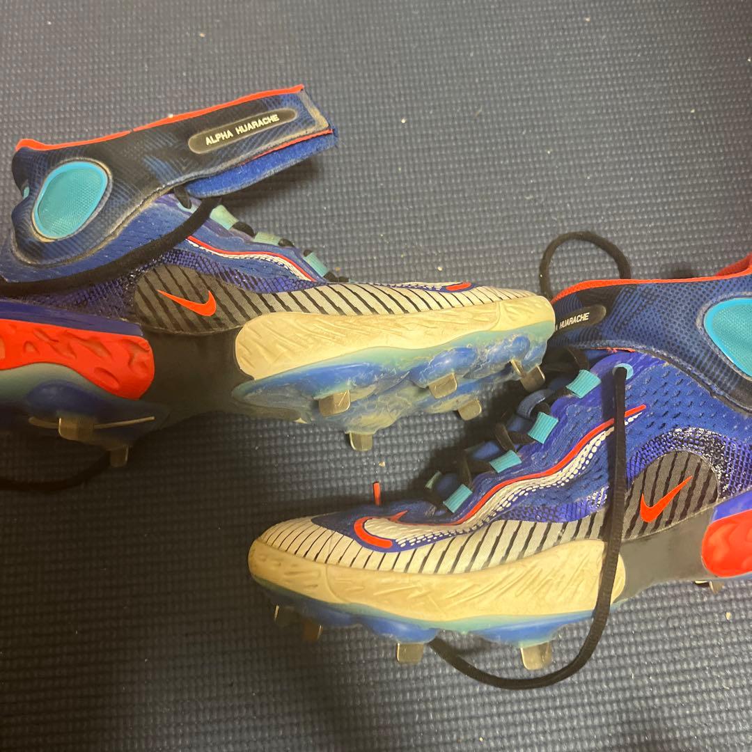 Nike Alpha Huarache スパイク 青/赤/白