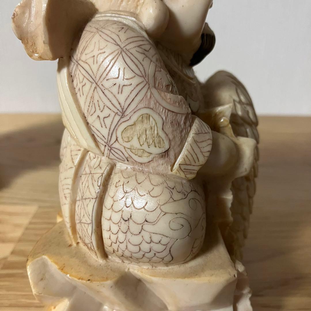 恵比寿様　大黒天様　縁起物　置物　練り物