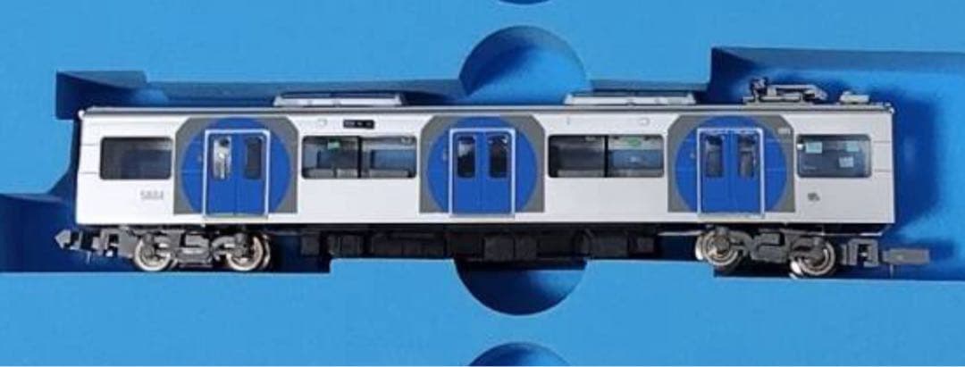 鉄コレ 阪神5700系 4両(動力化、室内灯装着、先頭車前尾灯点灯) tomix