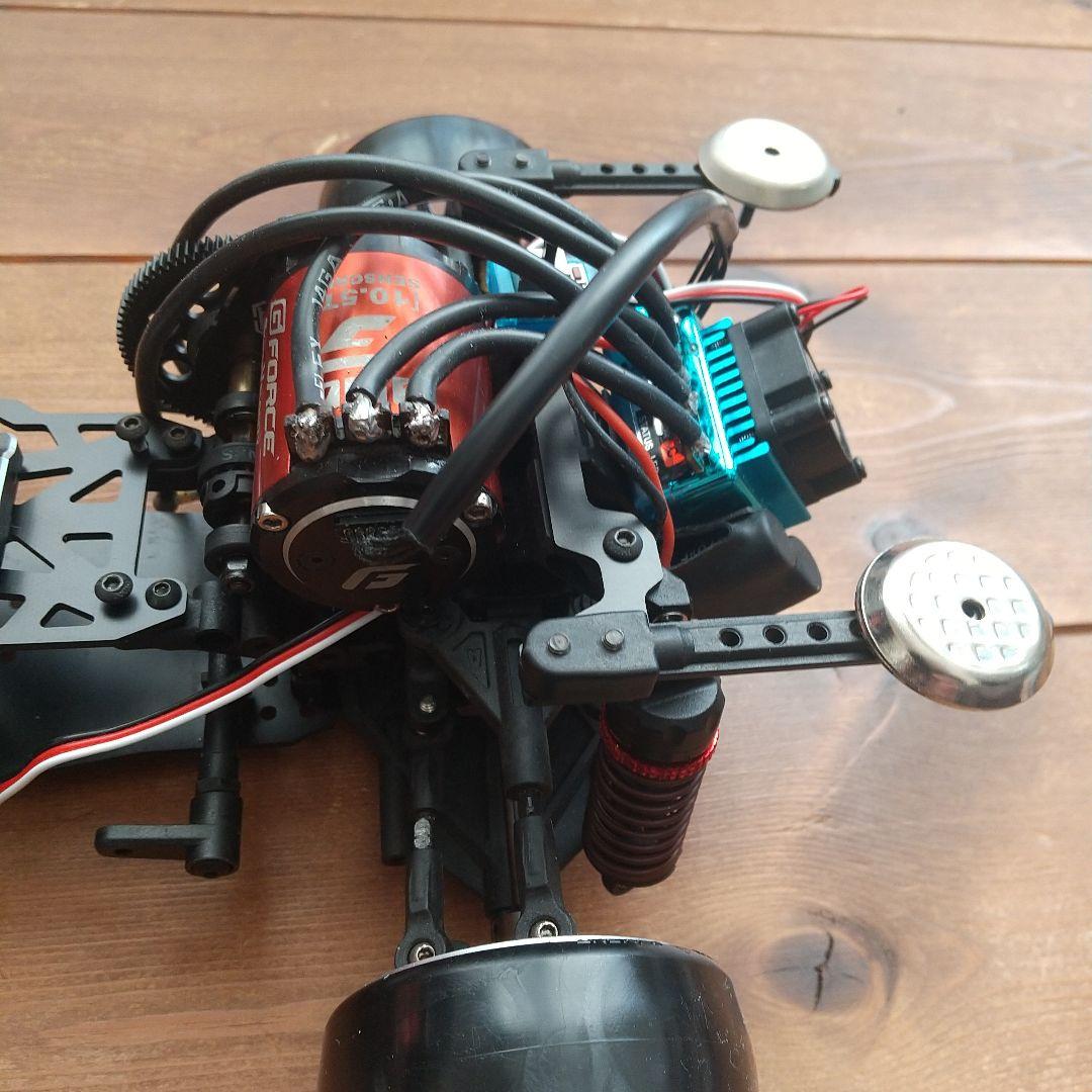 ラジコン 1/10 サクラD6シャーシ メカ付き、受信機無し
