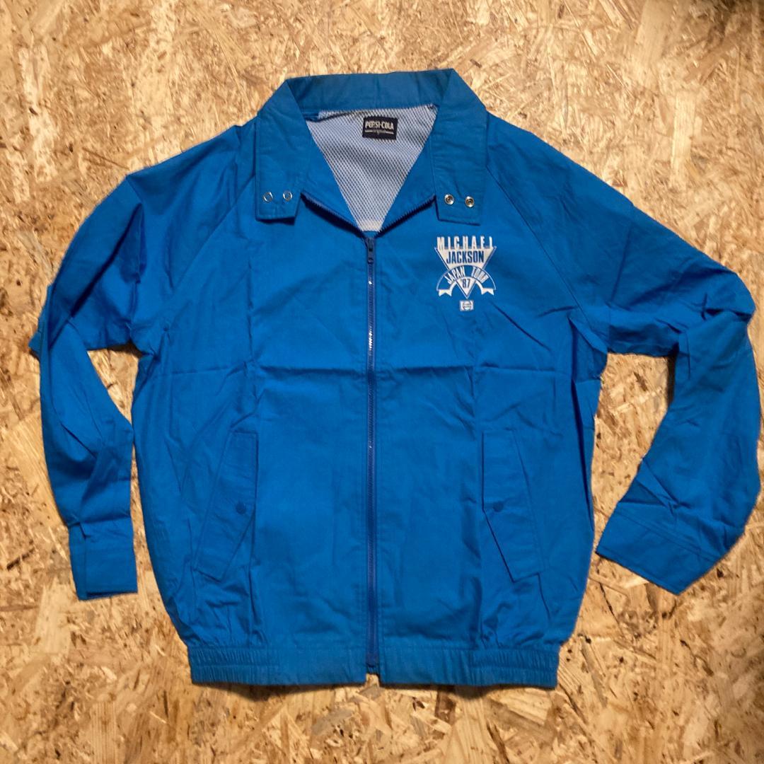 B 非売品マイケルジャクソン 87 JAPAN TOUR STAFF ジャンパー