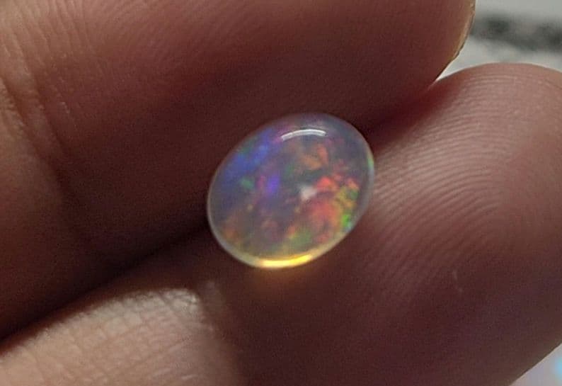 高品質儚いシャボン玉天然オパール 1.440ct