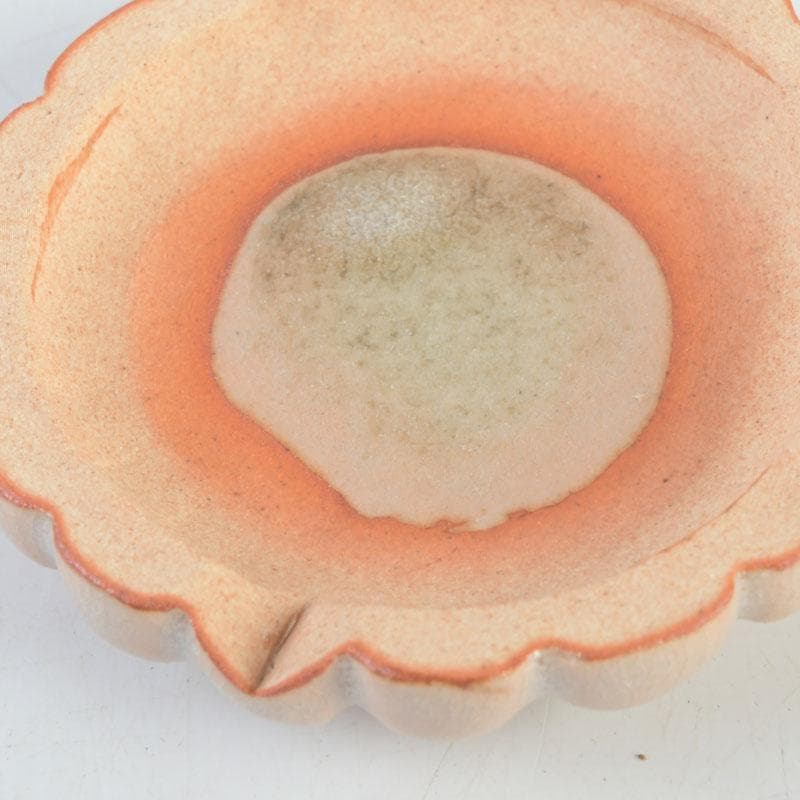 茶道具　萩焼　増野陶花作　花香合　共箱　V　9720