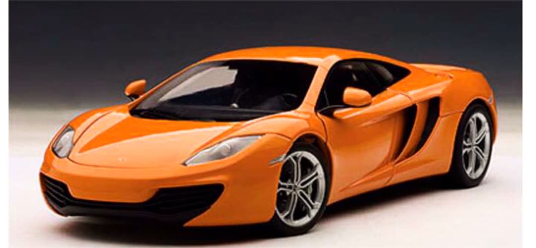 オートアート 1/18 ミニカー マクラーレン MP4-12C オレンジ