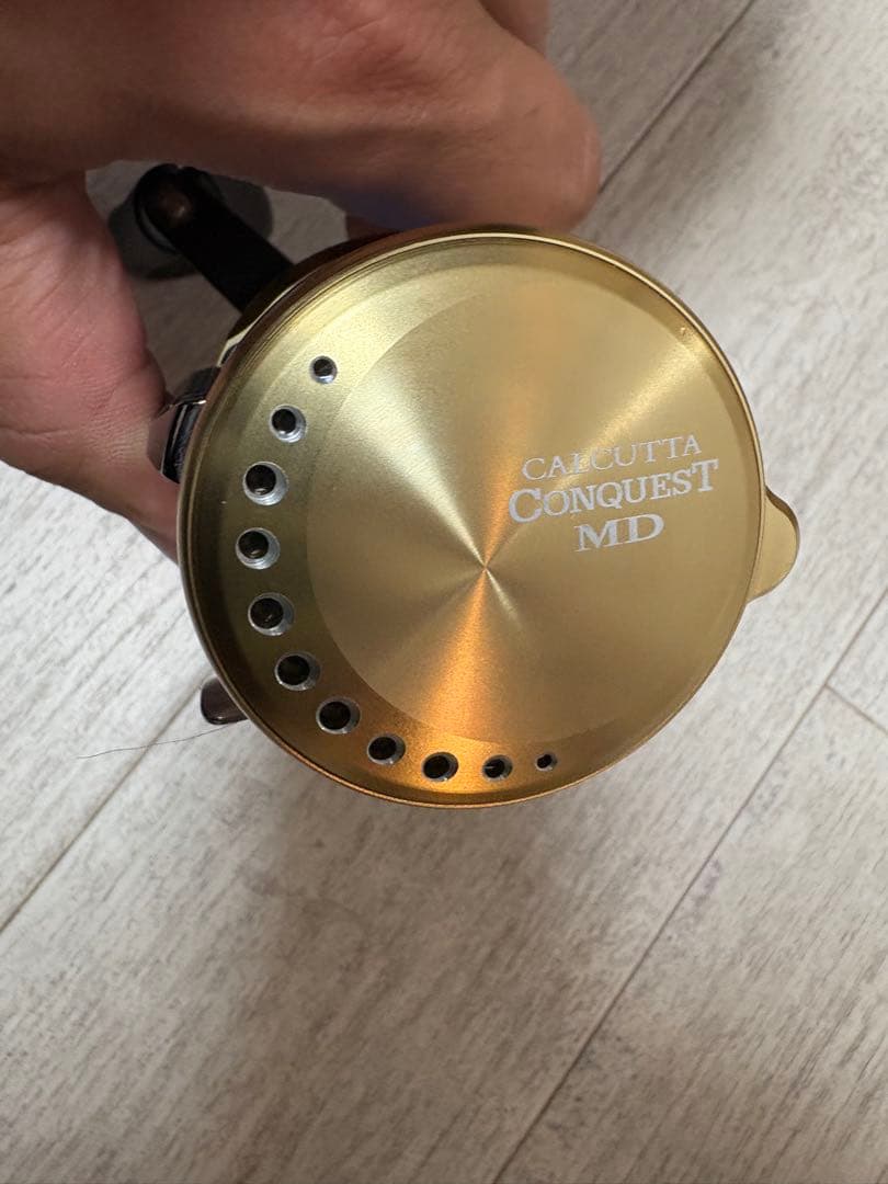 シマノ23カルカッタコンクエストMD 401XGLH　バリアルハンドル140仕様