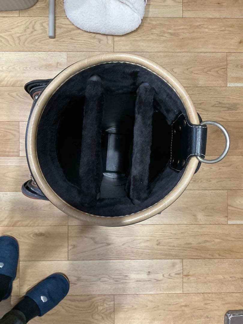 キャロウェイ キャディバッグ《8.5型》カート 3分割 ブラック レザー