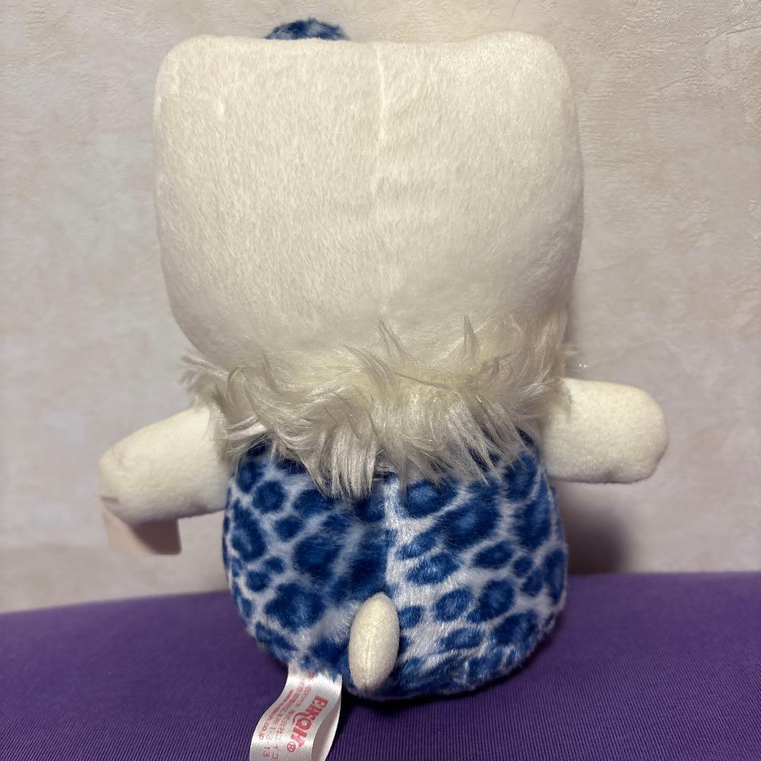 ハローキティ ぬいぐるみ ヒョウ柄 オレンジ