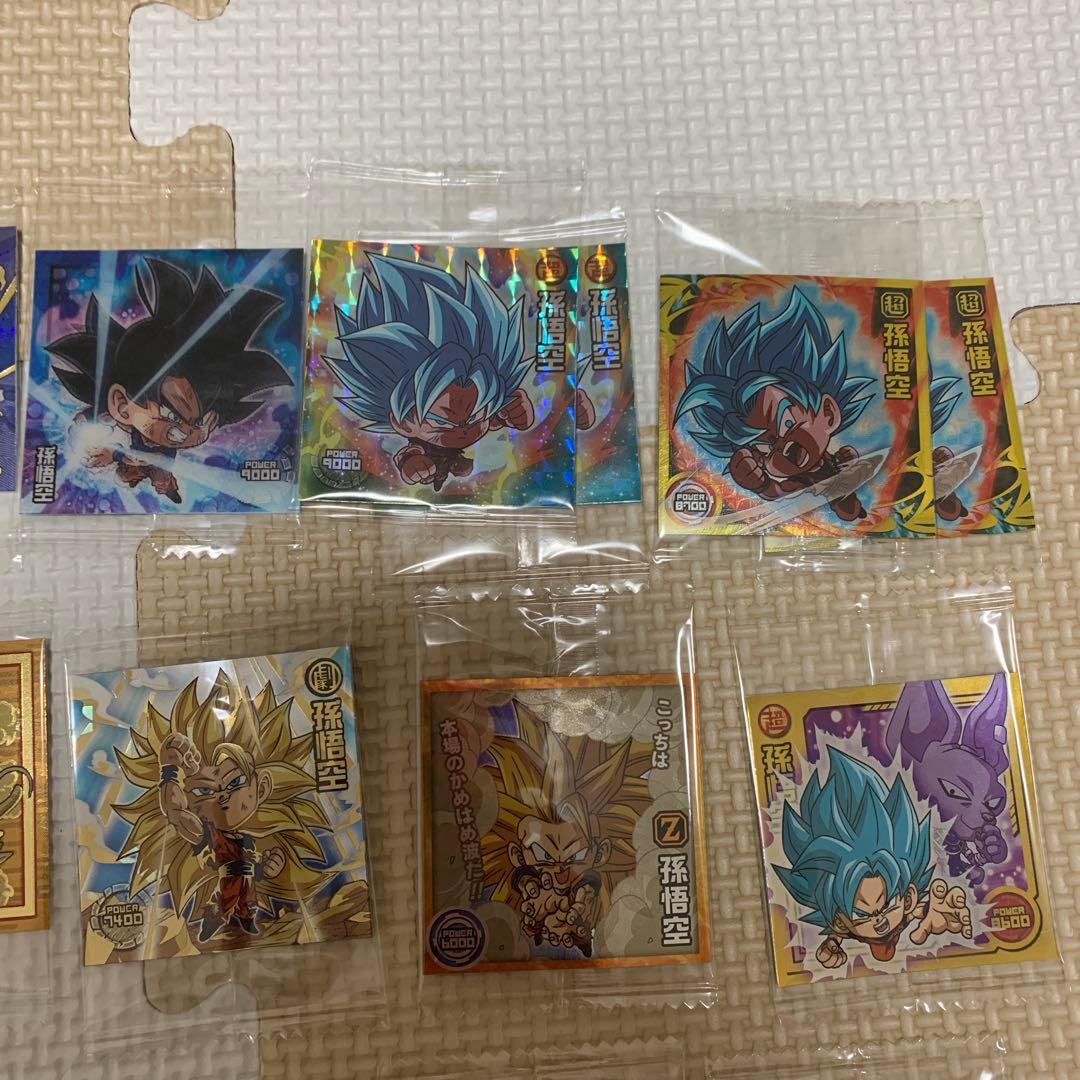 ドラゴンボールウエハースシール　孫悟空セット