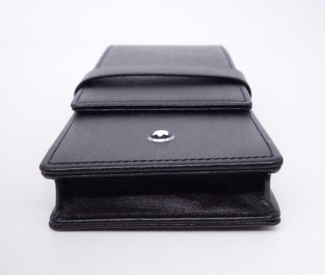 新品未使用 MONTBLANC モンブラン レザーケース 黒 3本