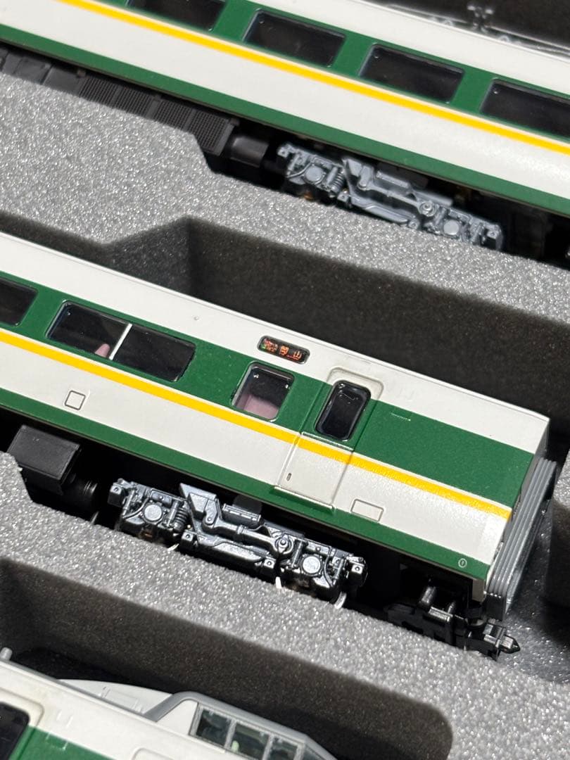 KATO 381系 やくも E3(緑やくも色)+J4 7両 加工品