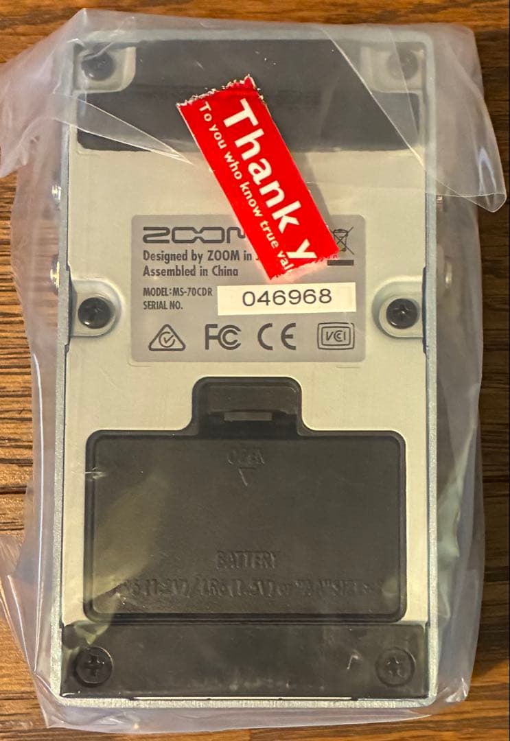 【未使用品】【ギターエフェクター】ZOOM MS-70CDR