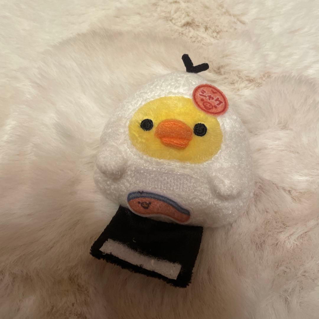 キイロイトリスーパー　おにぎり　ぬいぐるみ　サンエックス