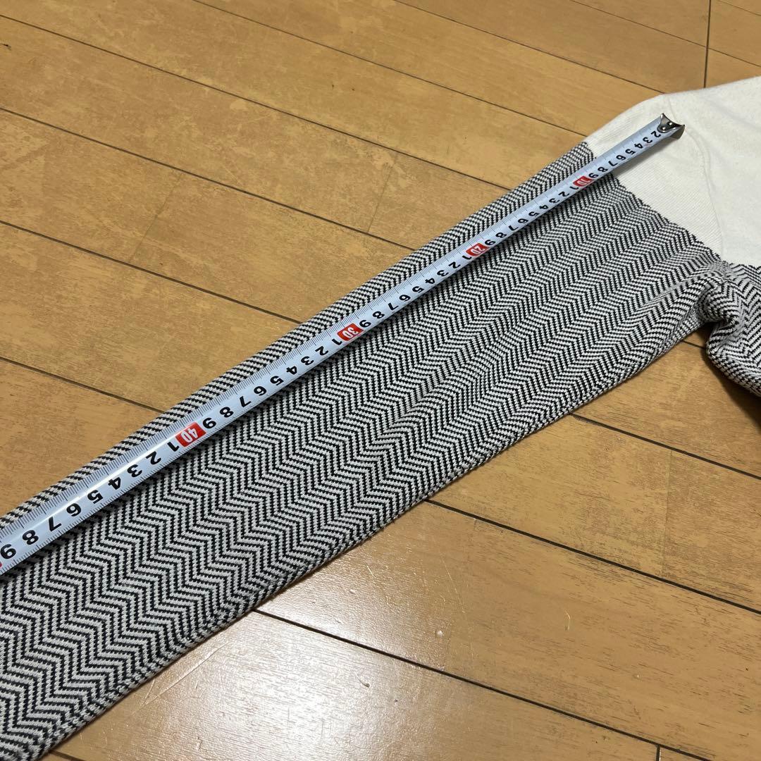 デサントゴルフ タートルネック ニットセーター ヘリンボーン柄 レディース