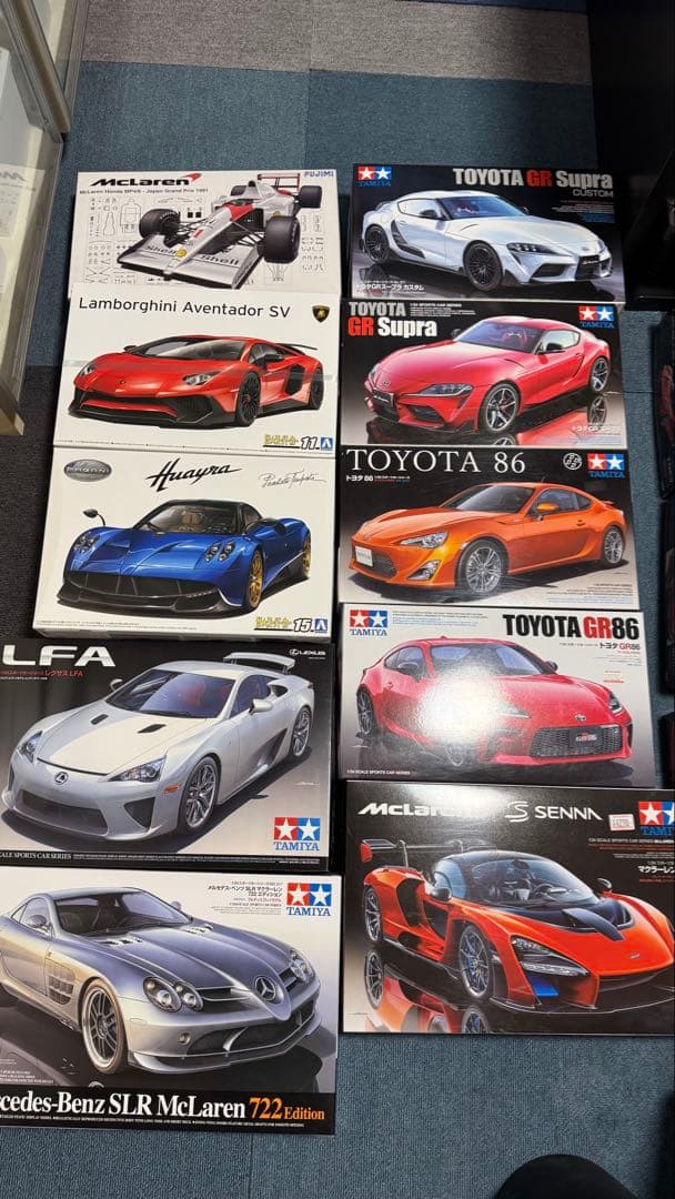 1/24 スケールモデルセット ラ フェラーリ タミヤ アオシマ フジミ