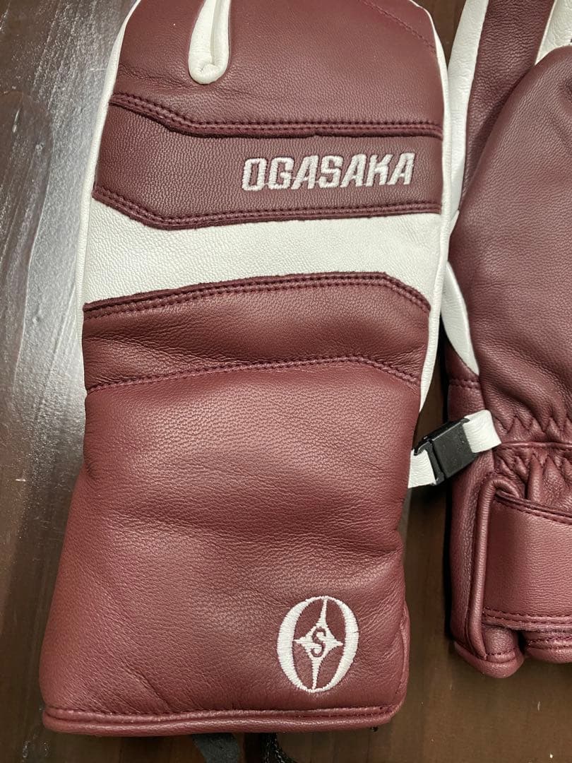 OGASAKA スキーグローブ ゴートレザー サイズO