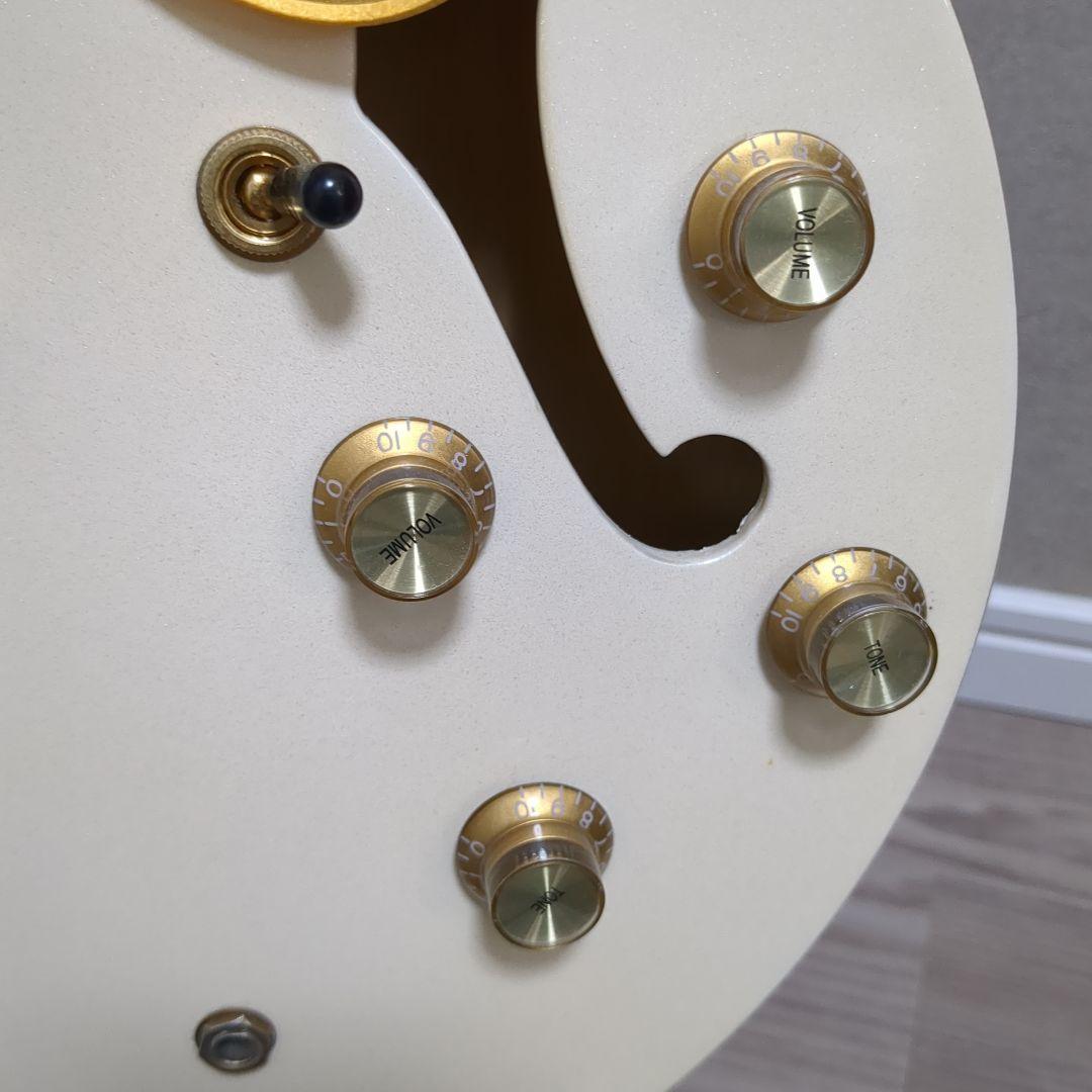 Epiphone セミアコースティックギター ホワイト（ジャンク）