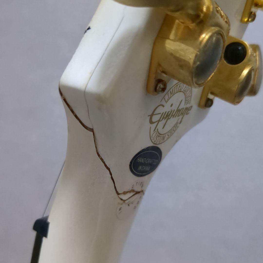Epiphone セミアコースティックギター ホワイト（ジャンク）