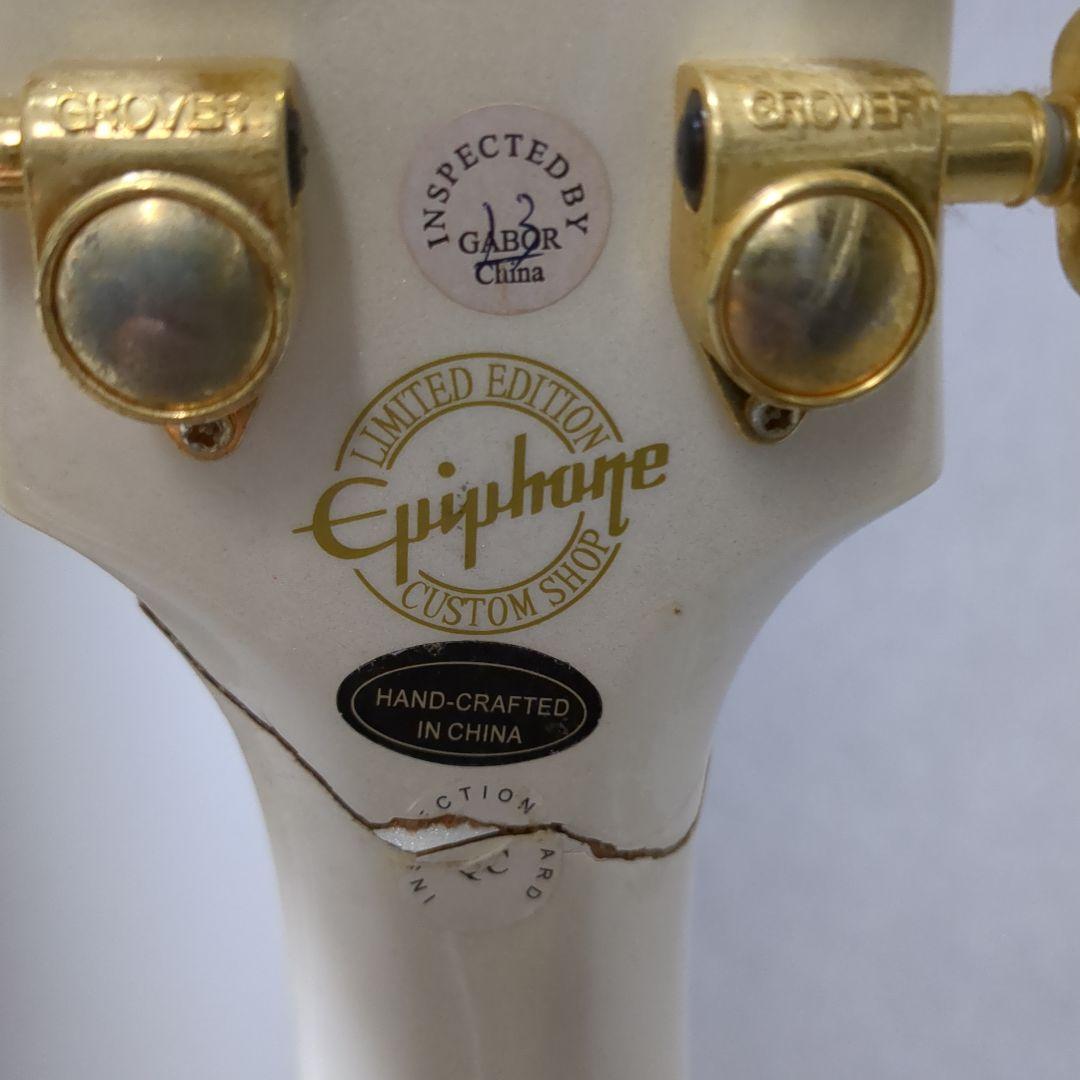 Epiphone セミアコースティックギター ホワイト（ジャンク）
