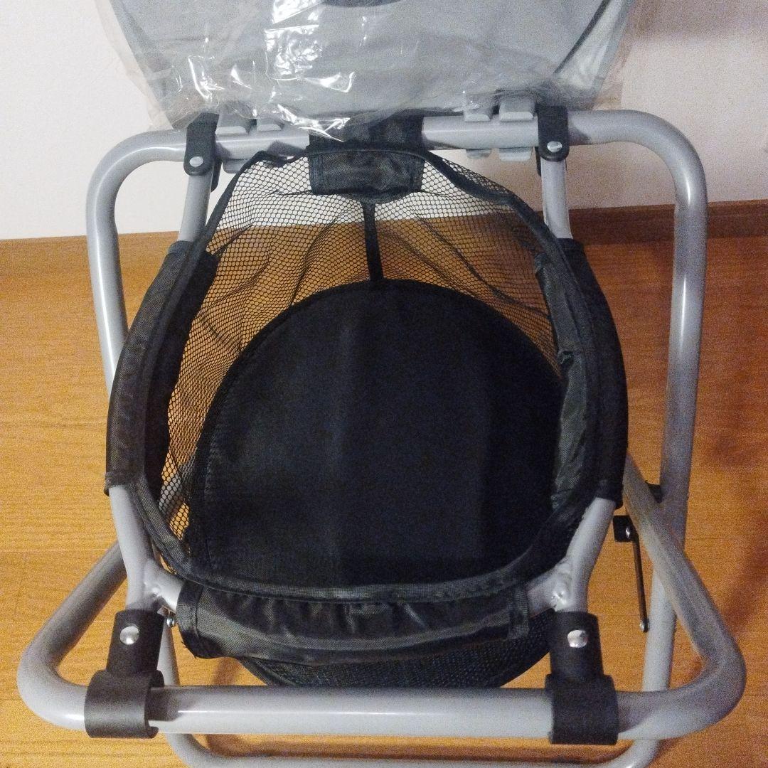 新品 携帯 トイレ 折りたたみ式どこでもトイレ グレー ユニパック5枚付